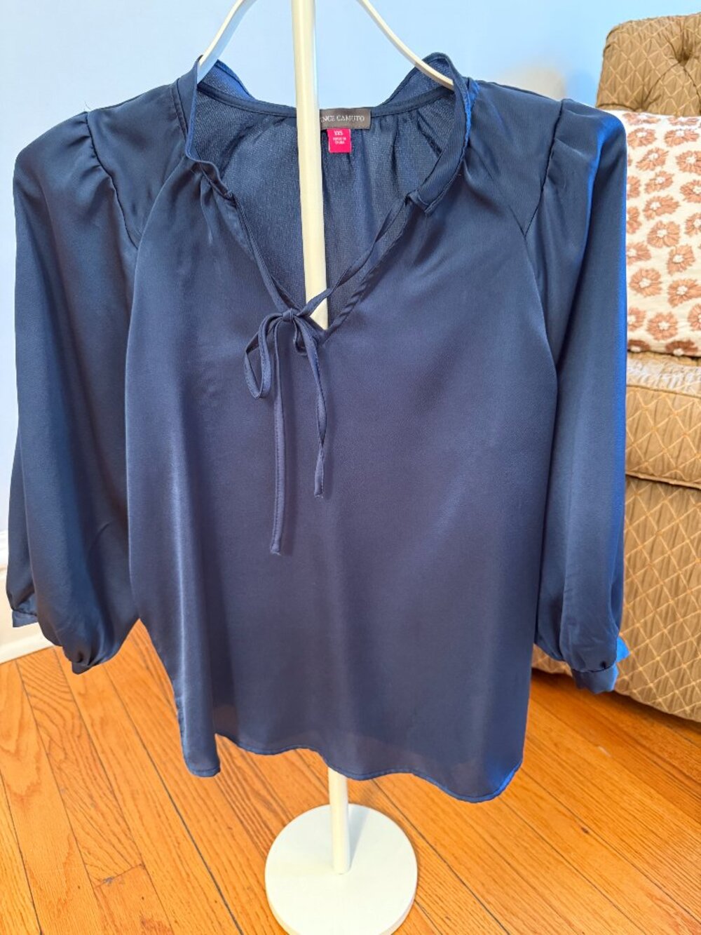 XXS, Vince Camuto, Tie front Blouse